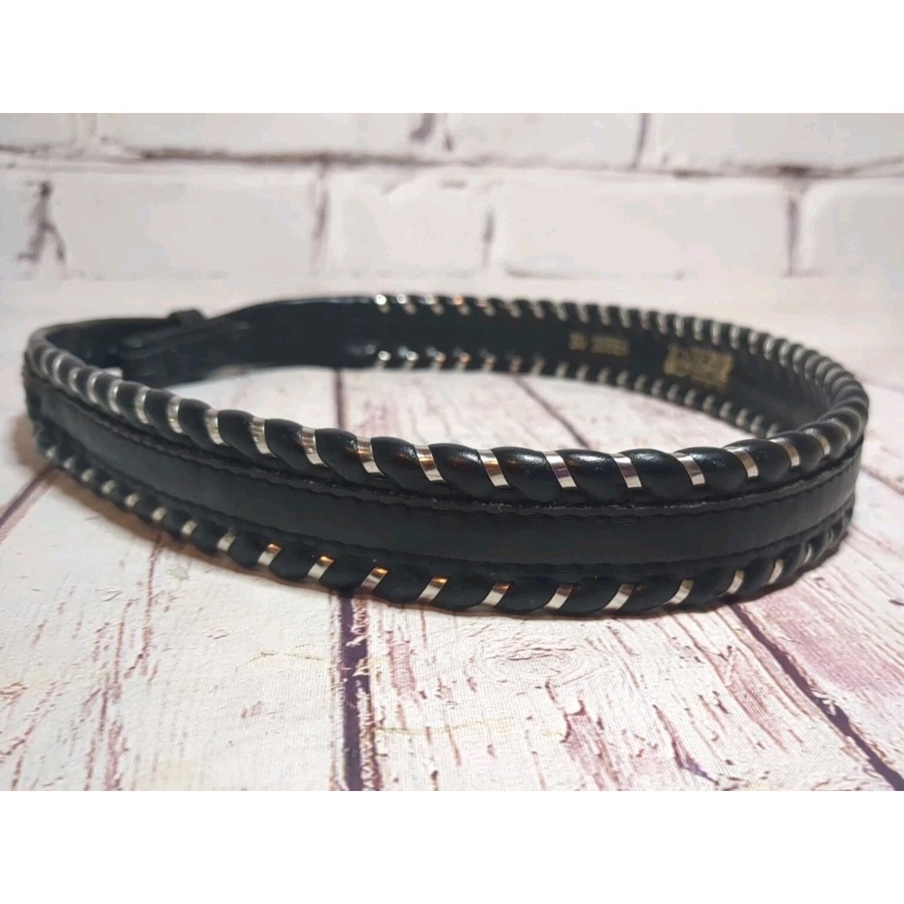Justin‎ Women's Top Grain Cowhide Leather Belt Size 30 Black No Buckle